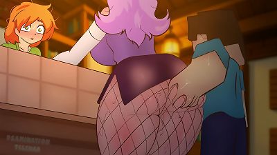 FULL:Minecraft - Steve nailed a store customer ! anime porn hentai hookup 2d 2025