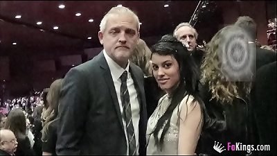 Getting into Goya awards to bang in bathroom!