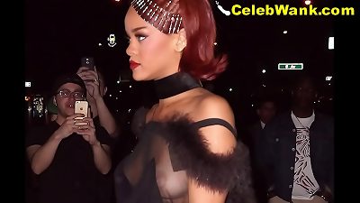 Rihanna naked beaver nipple slips Titslips observe through And More