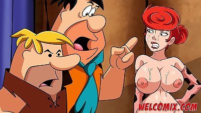 Flintstoons hump at Buffalos&rsquo; Club - Flintstones porn animation